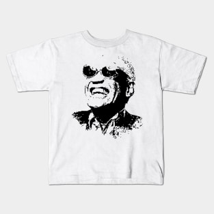 Ray Charles Portrait Pop  Art Kids T-Shirt